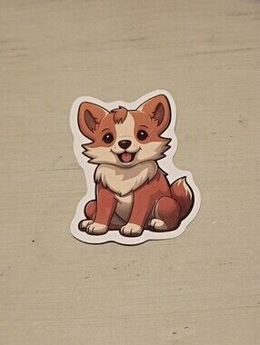 10/$10 Stickers Decal - Corgi Puppy Dog Kawaii Animal Sticker - New